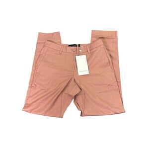 Wildfang The Empower Trouser Rose Brown Tapered Leg Pants Size 6 Slight Crop NWT